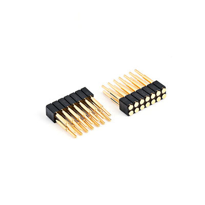 2.54мм 16P Pogo Pin Connector SMT Type Gold Plated Brass Spring Loaded Pogo Pins (Пого-прикосновение с золотым покрытием)