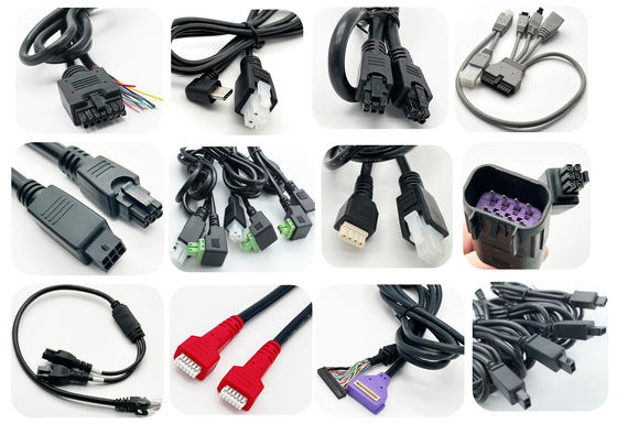 3.0 мм угловой прямоугольный кабель Molex Mini-Fit 8Position Crimp Connector Molded Cable