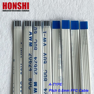 Flat Flex Connectors AWM 20624 0.5mm Pitch 4 Pin Flexible Flat Ribbon Cable Assembly (Плоские гибкие соединители AWM 20624 0,5 мм)