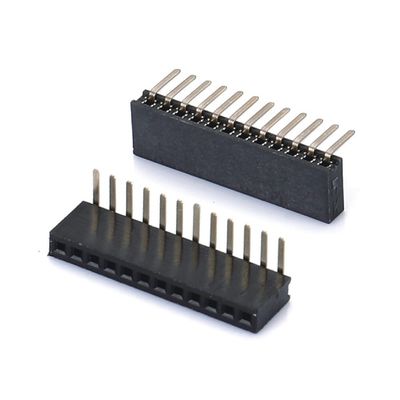 1.0 Женская головка погрузка двойной ряд прямой PA6T черный 2pin-100pin Board To Board соединитель