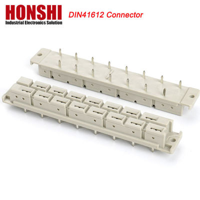 5.08mm DIN 41612 соединитель 2 ряда 15P женский тип питания PCB вертикальный женский 7+8 P 15Pin