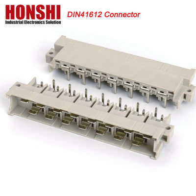 5.08mm DIN 41612 соединитель 2 ряда 15P женский тип питания PCB вертикальный женский 7+8 P 15Pin