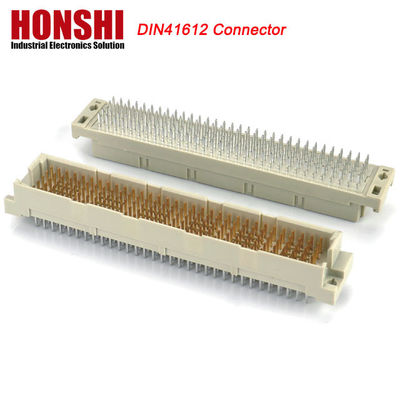 DIN 41612 Четырехрядный встроенный 128 Pin DIN41612 соединитель латуни PCB текущее применение