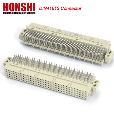 DIN 41612 Четырехрядный встроенный 128 Pin DIN41612 соединитель латуни PCB текущее применение
