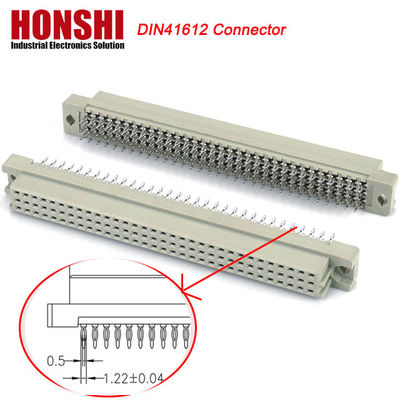 DIN 41612 Четырехрядный встроенный 128 Pin DIN41612 соединитель латуни PCB текущее применение