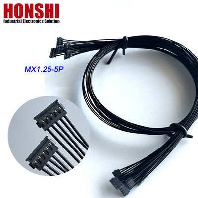 Двойной конец 5P MX1.2 Кабель аккумулятора MOLEX 78172 Сборка терминальной проволоки