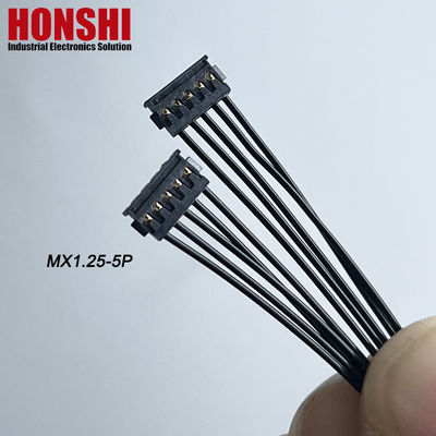 Двойной конец 5P MX1.2 Кабель аккумулятора MOLEX 78172 Сборка терминальной проволоки
