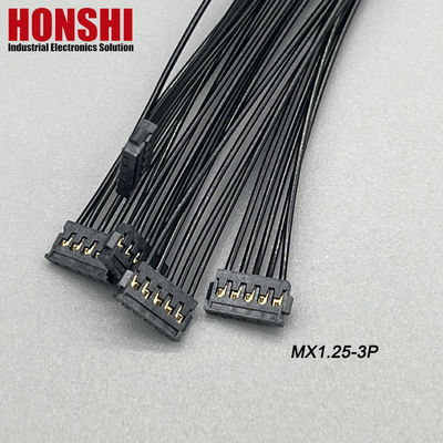 Двойной конец 5P MX1.2 Кабель аккумулятора MOLEX 78172 Сборка терминальной проволоки