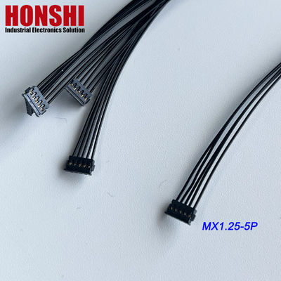 Двойной конец 5P MX1.2 Кабель аккумулятора MOLEX 78172 Сборка терминальной проволоки