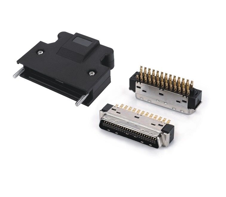 SCSI соединитель 14 20 26 36 50pin Solder Male SCSI соединитель с винтами