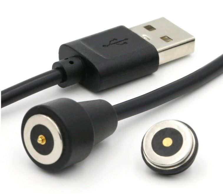 Высокий ток 3.0a зарядный кабель USB 2 пин Круговой зарядный адаптер магнитный пин Pogo