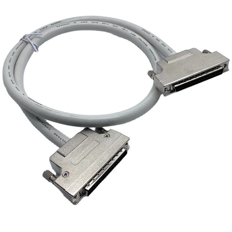Специальный серый SCSI соединительный кабель 68 пин 100 пин мужской кабель Ul20276 28awg кабель