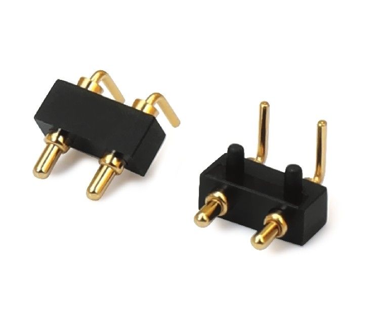 3.0mm 2pin Мужской Погопин Однорядной Правый Угол Погружение Пого Pin водонепроницаемый соединитель