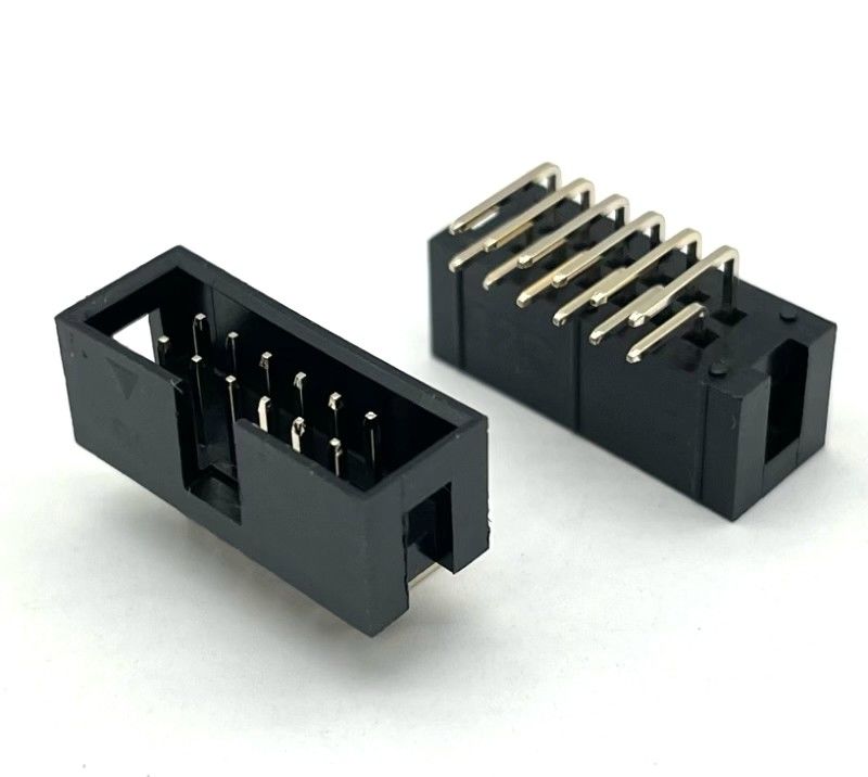 Правоугольный коробка заголовка соединитель DIP PCB DC3 12 штифтов заголовки 2,54 мм угол