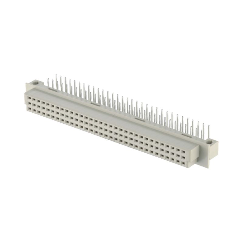 2.54mm DIN 41612 соединитель 64 штифта правоугольный женские штифты через отверстие 3 ряда соединителя