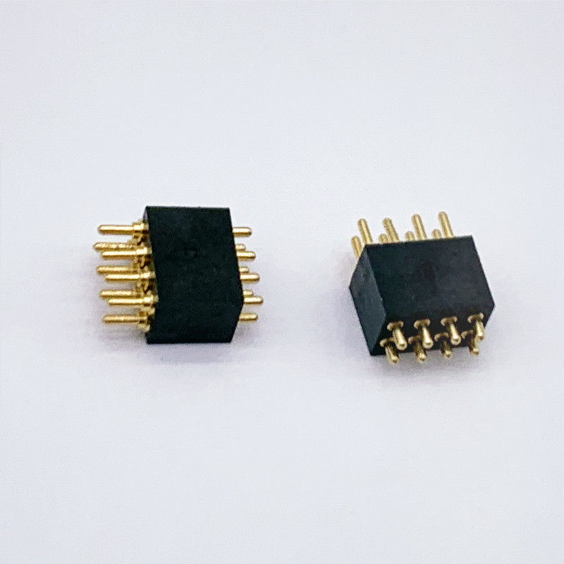 Настроенный 1.27мм питч 8Pin весенне загруженный POGO Pin Connector для прочных соединений