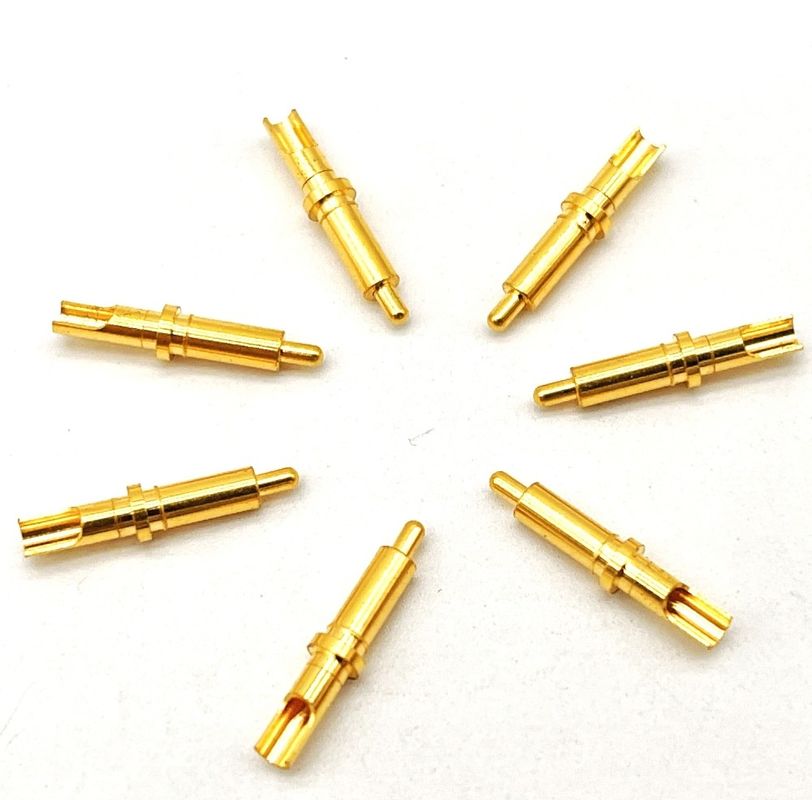 Высокопоточный соединитель Pogo Pin DC 12V весенне-нагруженный цинковый сплав