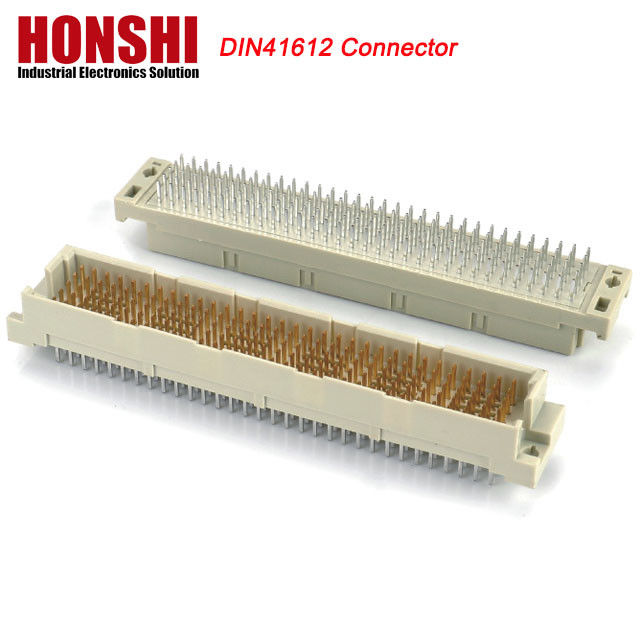 DIN 41612 Четырехрядный встроенный 128 Pin DIN41612 соединитель латуни PCB текущее применение