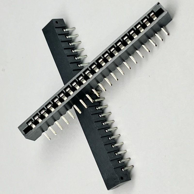 2.54mm Pitch FFC/FPC Right Angle Straight Type Din Connector 2 4 6 8 20 Pin with Accessories