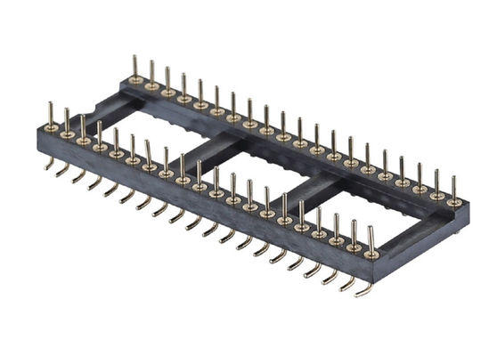 Обработанный Круглый Пиновый Заголовок SMT Тип PCB H3.0mm 6 Pin - 64 Pin IC Socket