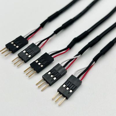 Заказ 2,54 мм Dupont Line Мужчина Женщина Джампер проволока шнур Dupont кабель 15 см Черный